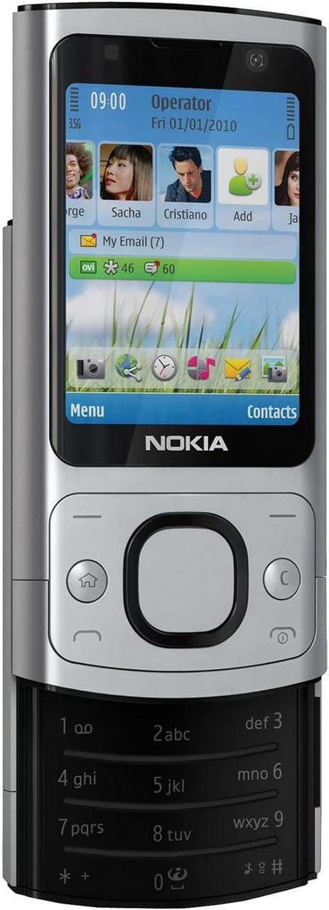 Мобільний телефон Nokia 6700 Slide Silver 2.2", Nokia 6700 сріблястий, бізнес телефон - Зображення 2