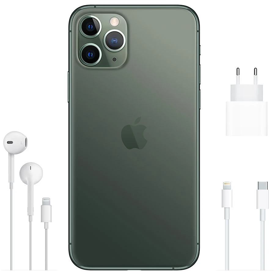 Смартфон iPhone 11 Pro 4/512GB Midnight Green 5.8" OLED A13 Bionic Triple 12 Мп IP68 Face ID iOS - Зображення 3