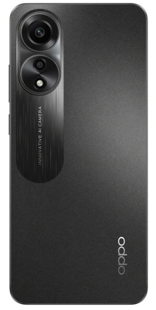 Смартфон OPPO A78 8/128GB Mist Black, 2 SIM, 6.43" AMOLED FHD+ 90 Гц, Snapdragon 680, NFC, 5000 мАг, Android 13 - Зображення 3