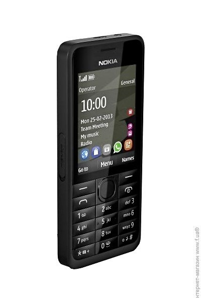 Мобільний телефон Nokia 301 2.4" 3.2 Мп 1200 мАч Black - Зображення 4