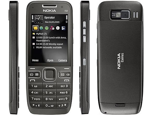 Мобильный телефон Nokia E52 Black 2.4" 3.2 Мп 1500 мАч 3G GPS, нокиа E52 - Зображення 2