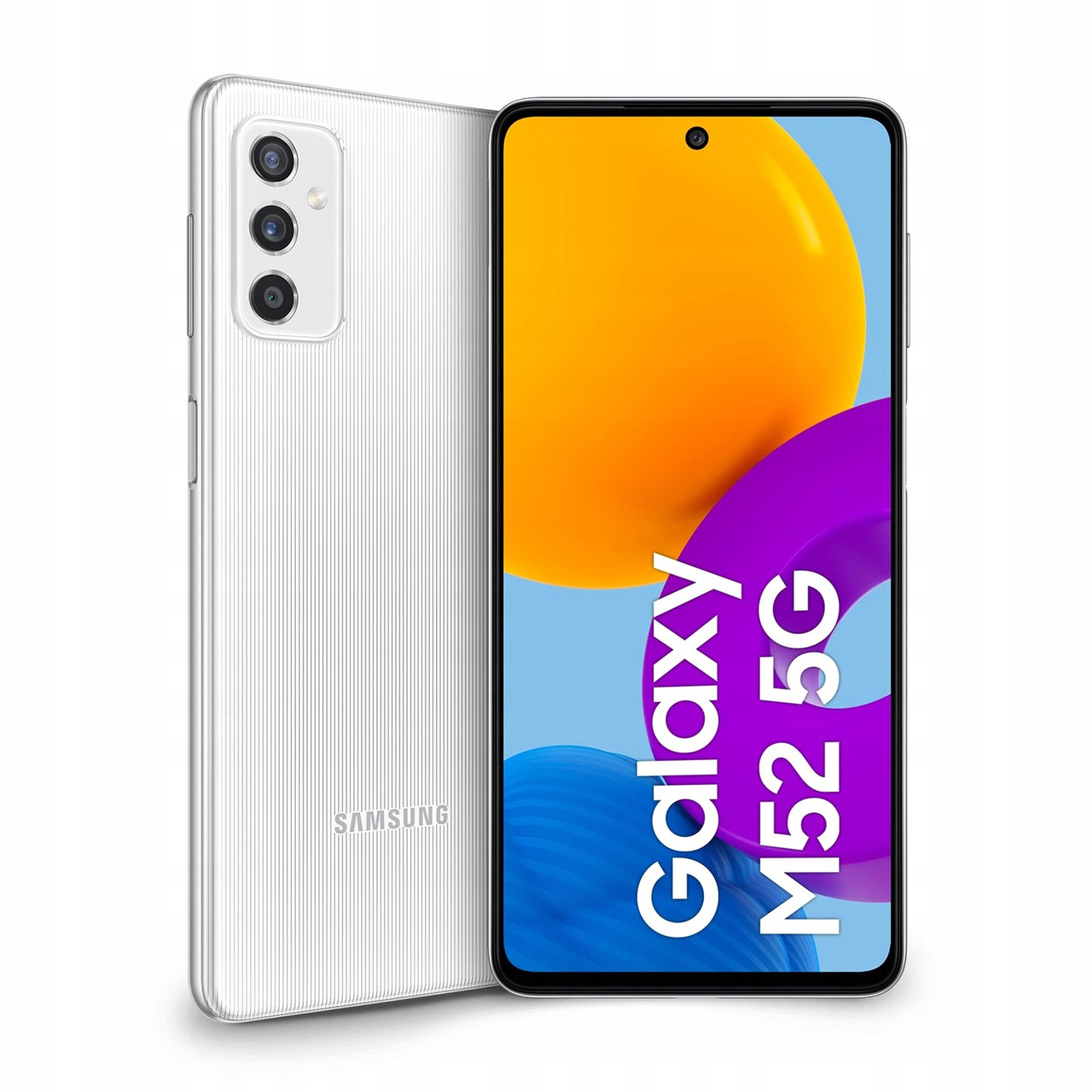 Смартфон Samsung Galaxy M52 5G 6/128GB White 2 SIM 6.7" Snapdragon 778G NFC 5000 mAh (відновлений)