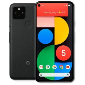 Смартфон Google Pixel 5 8/128Gb Just Black 6" OLED Gorilla Glass 6 Qualcomm Snapdragon 765G 4K NFC 4080 mAh