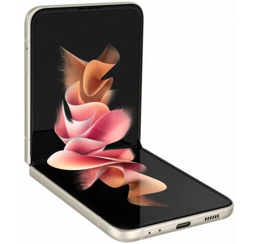 Смартфон Samsung Galaxy Flip 3 (F711B) 8/256Gb Cream e-sim 5G NFC 6.7" 120 Гц Snapdragon 888 3300 mAh (відновлений) - Зображення 4
