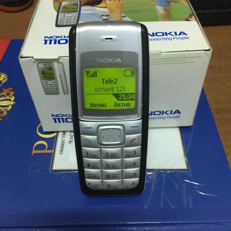 Мобільний телефон Nokia 1110i 1111 1112 оригінал black/blue - Зображення 3