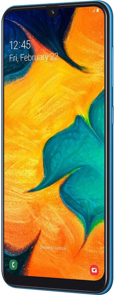 Смартфон Samsung Galaxy A30 4/64GB Blue, Super AMOLED, Exynos 7904, 16+5 Мп, 4000 мАч - Зображення 4
