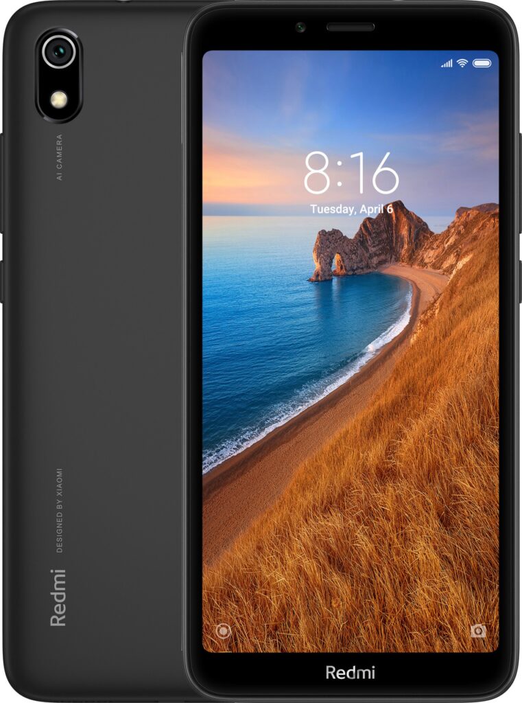 Смартфон Xiaomi Redmi 7A 2/32GB Black, 2 SIM, 5.45" IPS, 13 Мп, Snapdragon 439, 4000 mAh (відновлений)