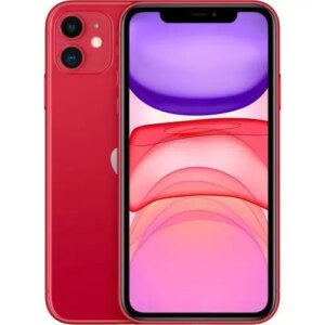 Смартфон Apple iPhone 11 4/128GB (Product) Red 4G LTE 6.1" 1792 × 828 (HD+) 12 МП + 12 МП 3110 мАг A13 Bionic