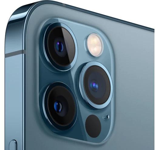 Смартфон Apple iPhone 12 Pro Max 256GB Pacific Bue 6.7" OLED A14 Bionic 4K NFC MagSafe Face ID 3687 мАч (відновлений) - Зображення 4
