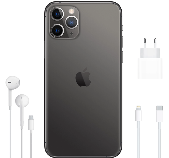 Смартфон iPhone 11 Pro 4/256GB Space Grey 5.8" OLED A13 Bionic Triple 12 Мп IP68 Face ID iOS - Зображення 3