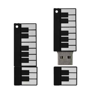 Флеш накопичувач USB 64 gb 2.0 usb флешка у формі піаніно потужний