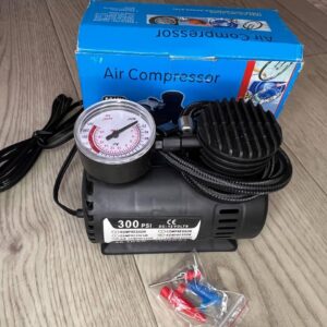 Компресор для підкачування коліс АВТОМОСТИЛЬНИЙ AIR COMPRESSOR 250 PSI З МАНОМІТРИМ C 308. premium стандарт