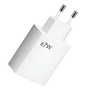 Зарядний блок 67 Вт, адаптер для швидкого заряджання телефону, QC5.0 швидкий USD зарядний пристрій premium стандарт