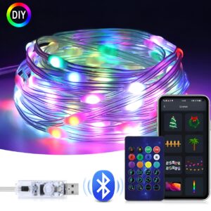 Світлодіодна казкова стрічка 10 метрів, розумна USB гірлянда, вулична гірлянда, декор, гірлянда від USB потужний