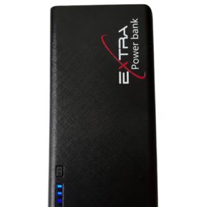 Повербанк EXTRA Power bank 20000 мА·год 4 входи ліхтарик колір зелений чорний потужний