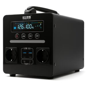 Портативна зарядна станція Osema TBZ2, 780W, 320Wh, 220V, USB 3.0, USB Type-C, Вбудований дисплей потужний
