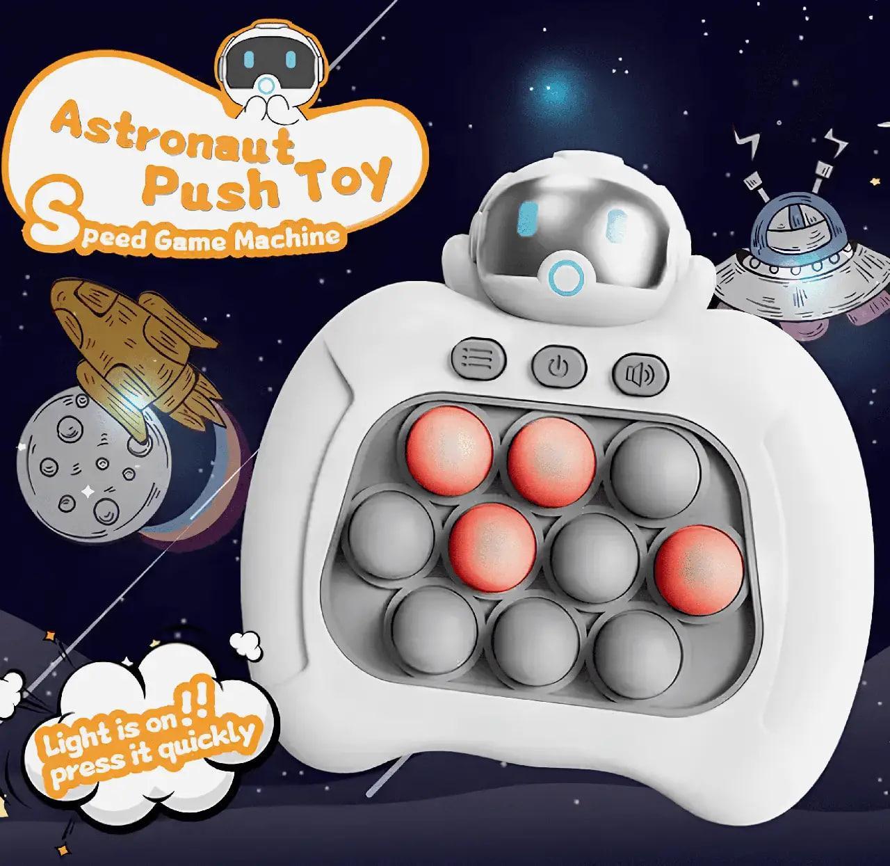 Електроний антистрес Pop It Pro «Космонавт», Quick Push Pop it PRO, Simple Dimple