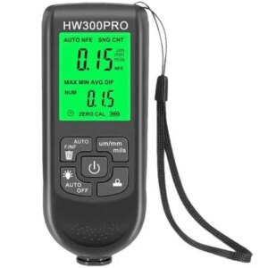 Товщинометр HW300Pro, тестр покриттів шарів фарби 0-2.0 мм довговічний