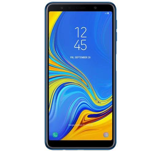 Смартфон Samsung Galaxy A7 2018 (A750F) 4/64Gb Blue, 2 SIM 6" Super AMOLED Exynos 7885 NFC 3300 мАч (відновлений) - Зображення 2