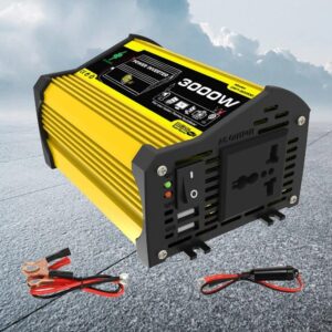 Інвертор напруги, перетворювач з 12V на 220V 3000W premium стандарт