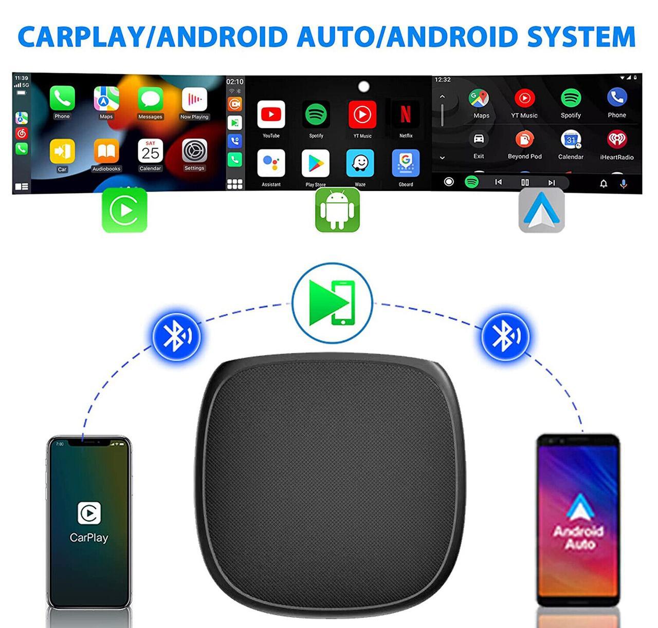Андроїд Авто CarAiBOX 4/64 ГБ CarPlay Ai Box 8-ядерний процесор Qualcomm 6125 Wi-Fi GPS - Зображення 3
