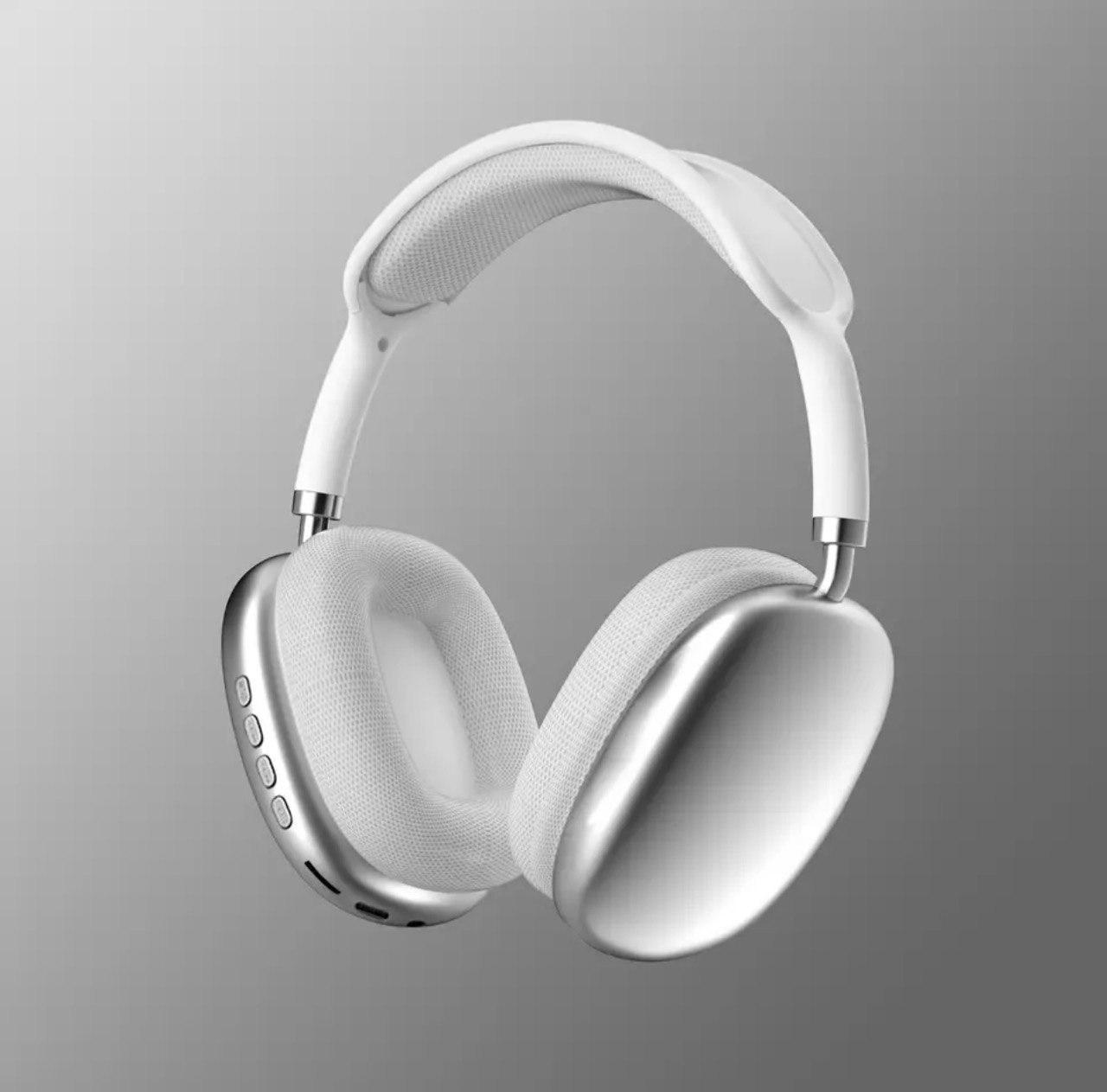 БездротовІ навушники P9 Max Silver Bluetooth - Зображення 2