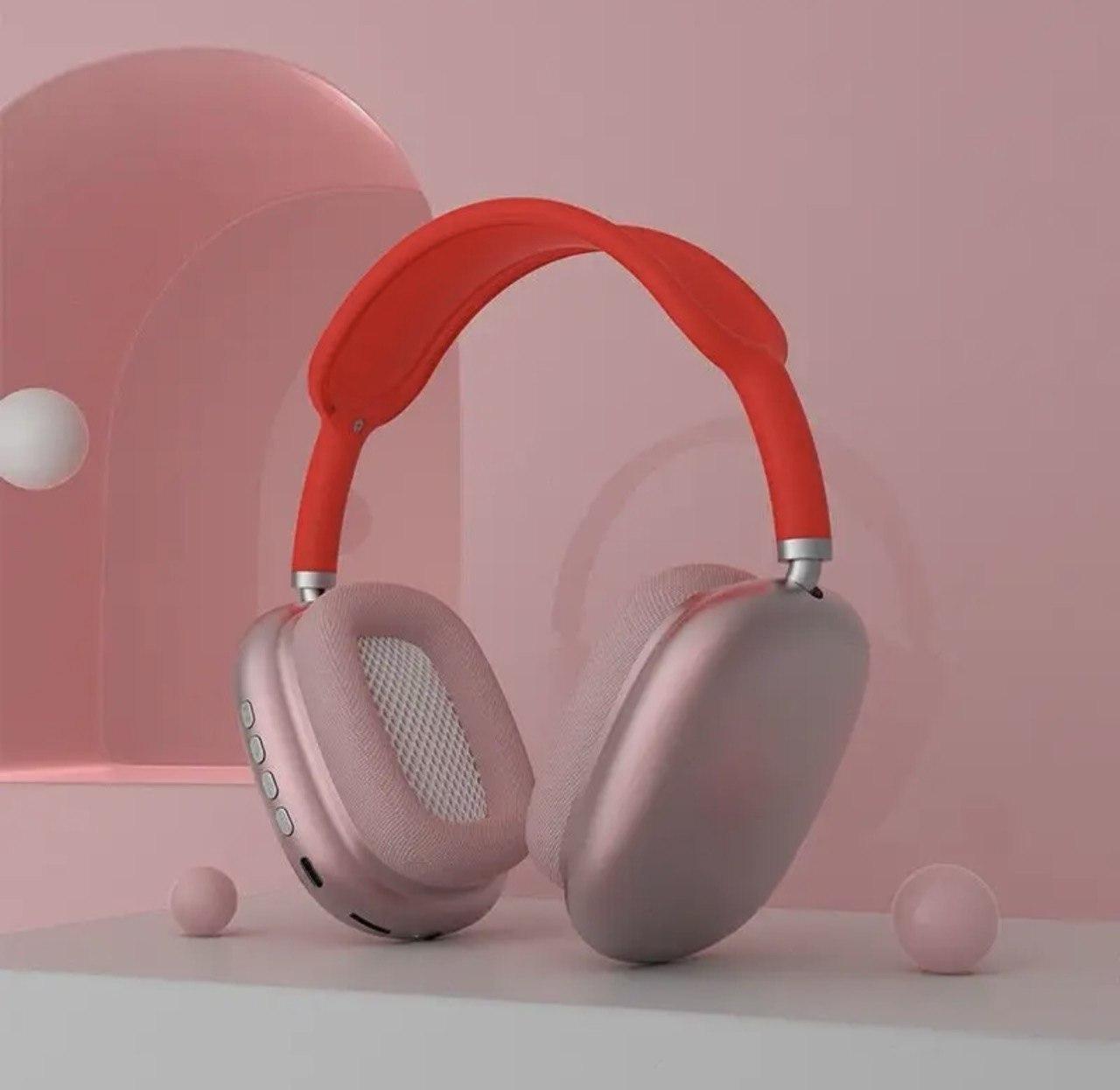 БездротовІ навушники P9 Max Red Bluetooth - Зображення 2