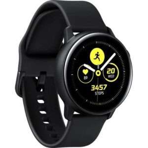 Смарт-годинник Samsung Galaxy Watch Active Black Super AMOLED 1.1”, Exynos 9110 1.15 ГГц, 4 ГБ, NFC довговічний
